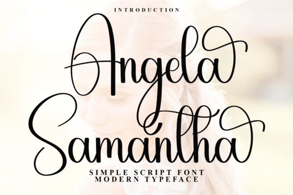 Angela Samantha Font: Elegant Script for Creative Makers