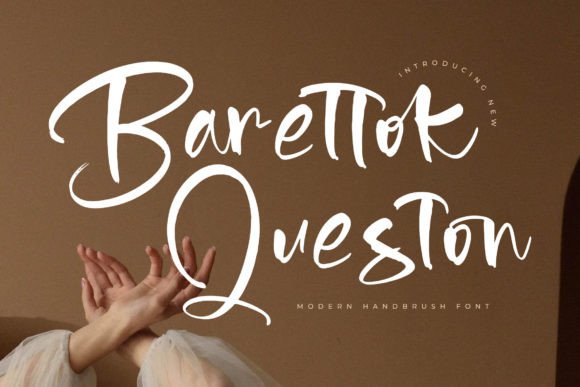 Barettok Queston Font: Elegant Script for Editorial Design