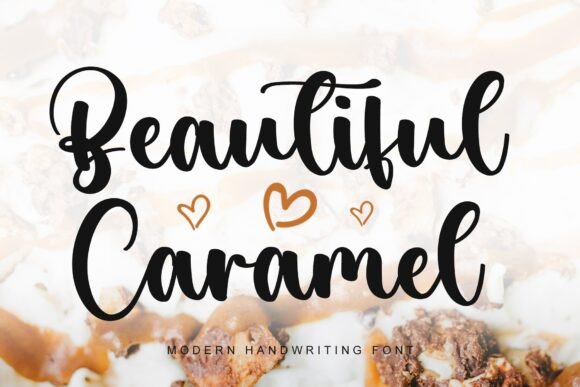 Beautiful Caramel Font for Web Design