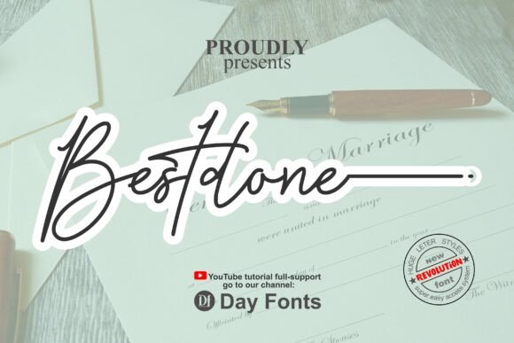 Bestdone: A Graceful Script Font