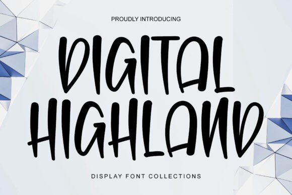 Digital Highland: A Magical Handwritten Font