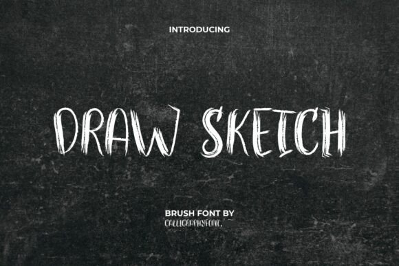 Draw Sketch Font for Creative Marketing