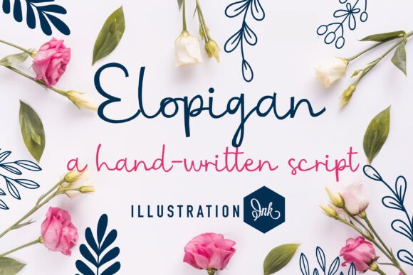 Elopigan: A Magical Script Font