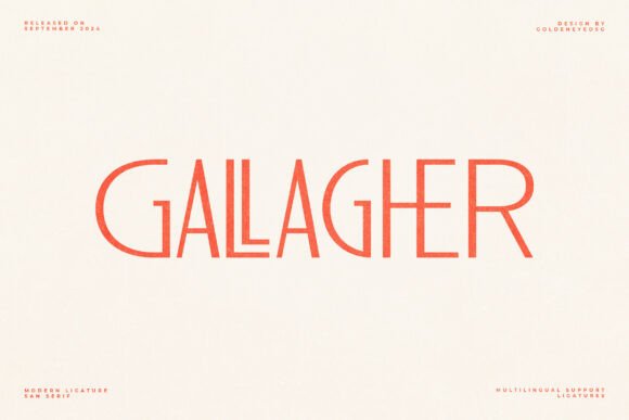 Gallagher Font: A Modern Touch for Your Brand