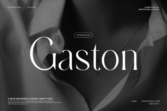 Gaston: A Stylish Serif Typeface for Marketers