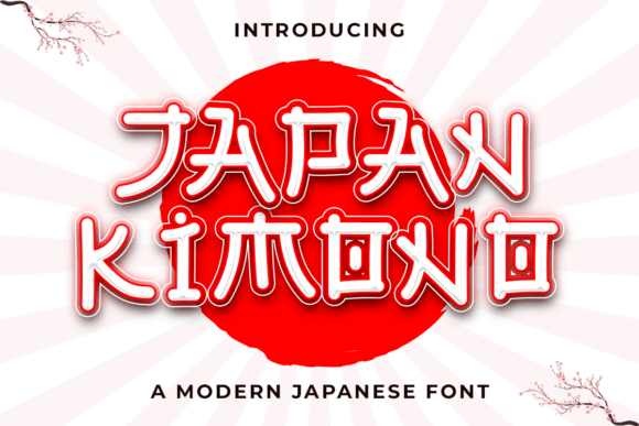 Japan Kimono Font for Creative Marketing