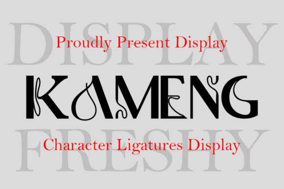 Kameng: A Modern Serif Font for Impactful Design