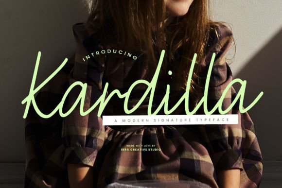 Kardilla: A Modern Script Font for Web Design