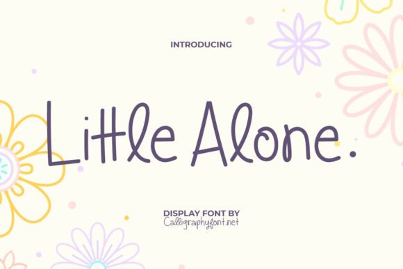 Littlealone Font: A Joyful Display Type