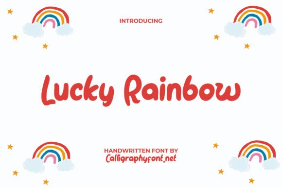 Lucky Rainbow Font for Web Design