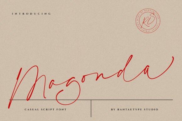 Magonda: A Magical Script Font