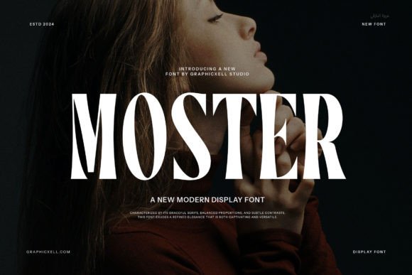 Moster Typeface: Modern Serif for Web Design