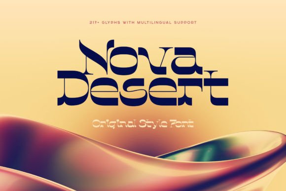 Nova Desert: A Bold Serif for Digital Campaigns