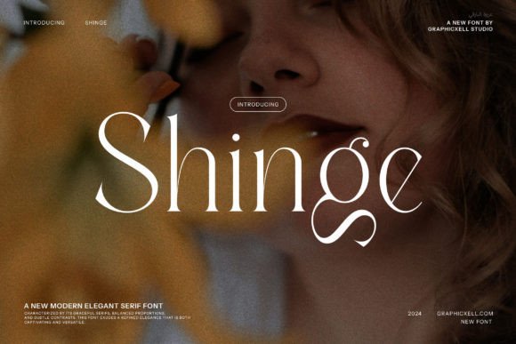 Shinge: A Stylish Serif for Business Branding