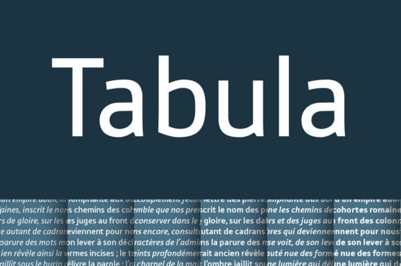Tabula: A Versatile Font for Web Design
