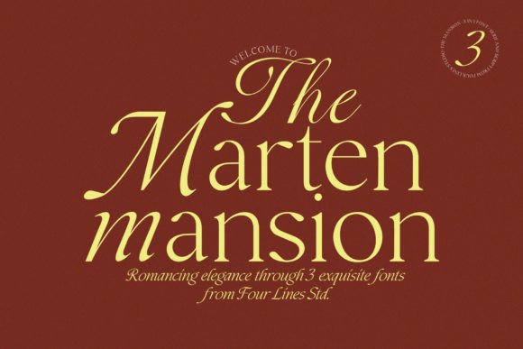 The Marten Mansion Font: A Stylish Upgrade for Your Business