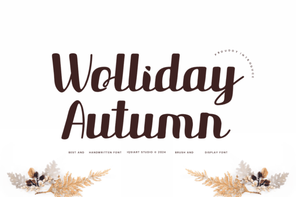 Wolliday Autumn Font Review